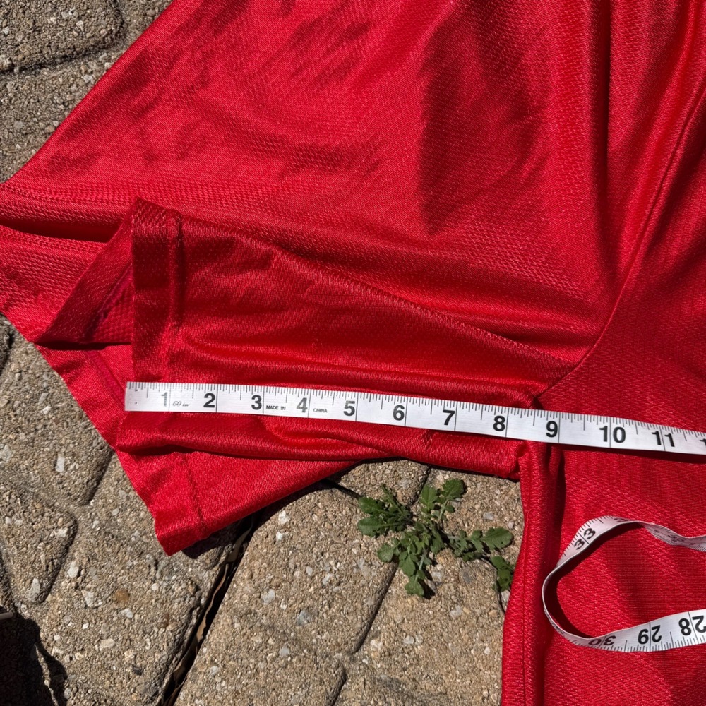 Vintage Starter Mens Mesh Athletic Basketball Shorts Red Size Large - Picture 4 of 8